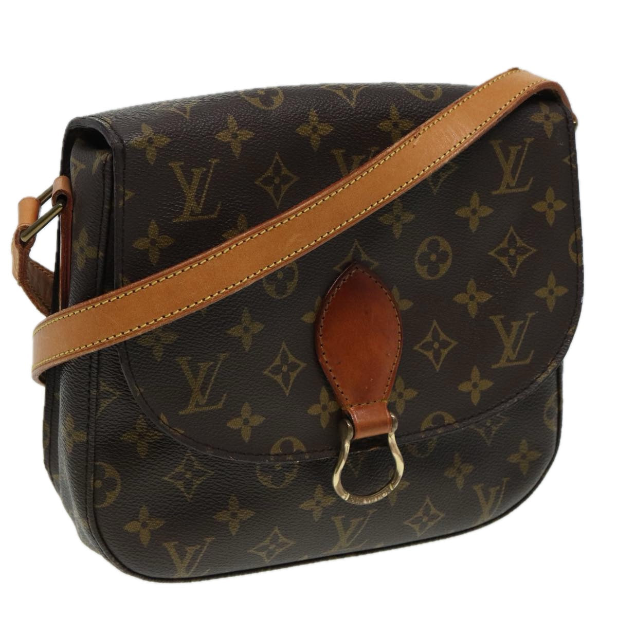 LOUIS VUITTON Monogram Saint Cloud GM Shoulder Bag M51242 LV 82609