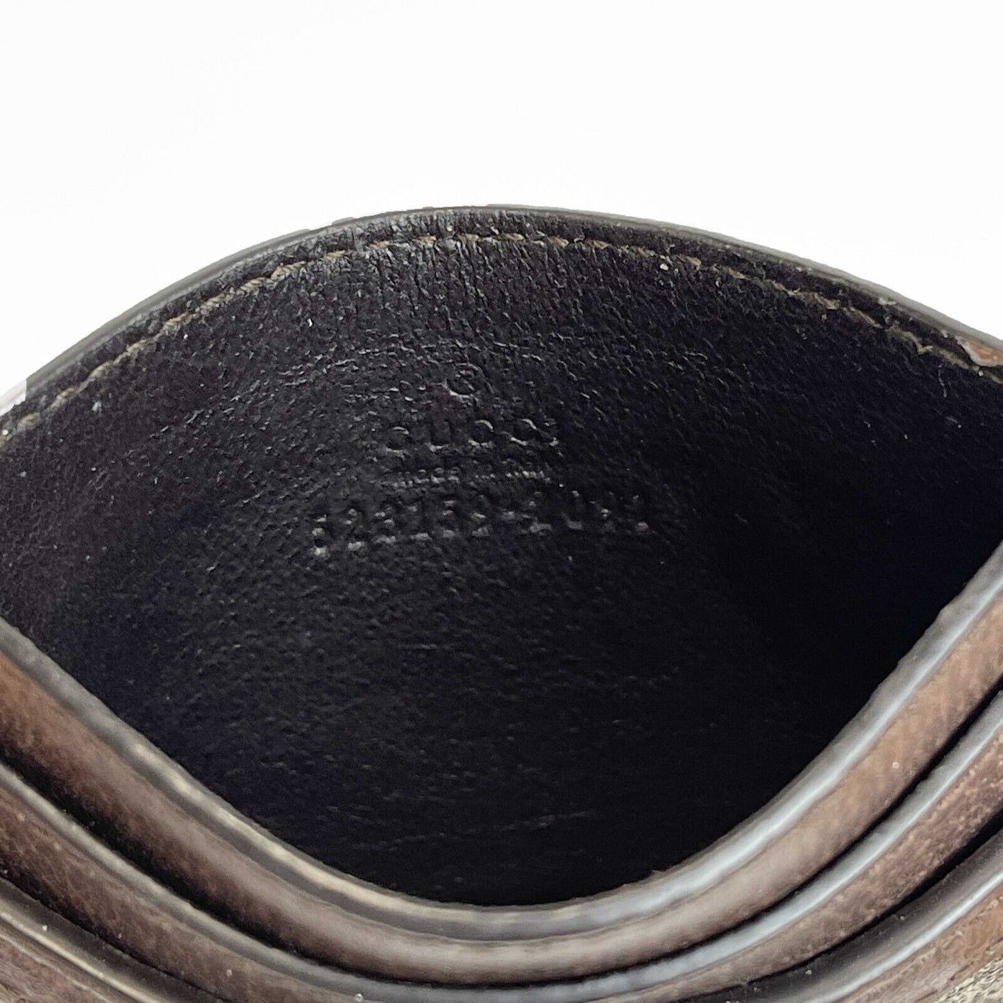 Luxury Gucci - Ophidia GG Brown Card Case - Full Kit