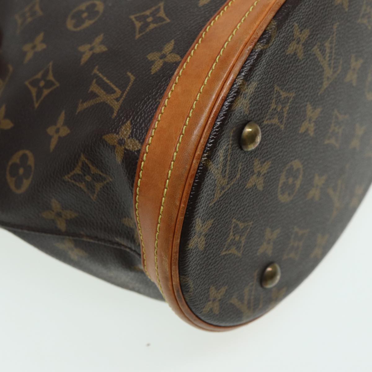 LOUIS VUITTON Monogram Bucket PM Shoulder Bag M42238 LV 82657