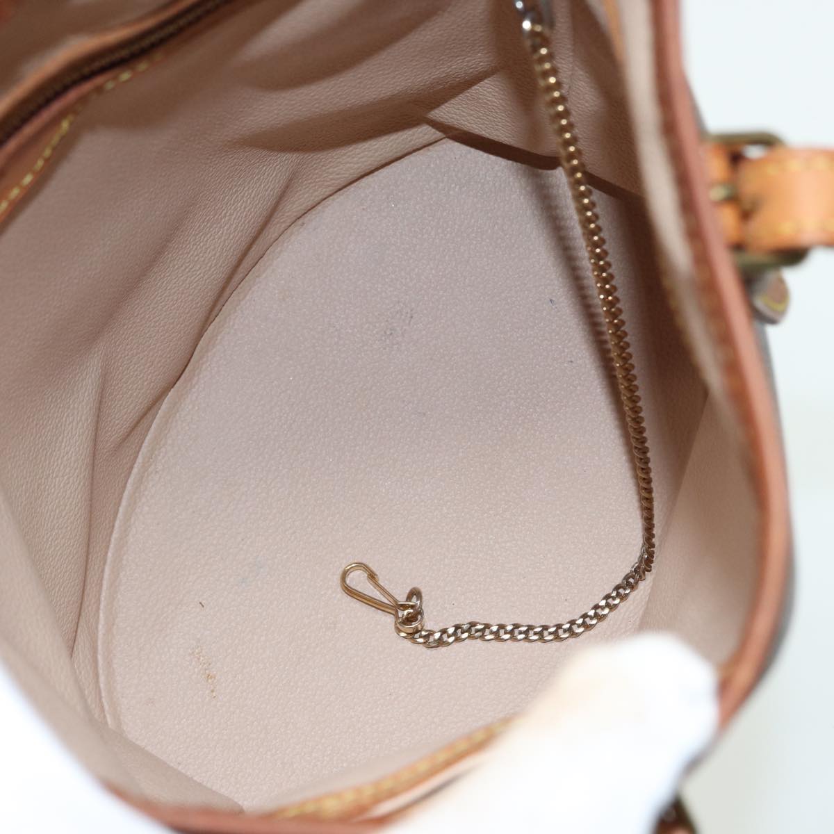 LOUIS VUITTON Monogram Bucket PM Shoulder Bag M42238 LV 82657