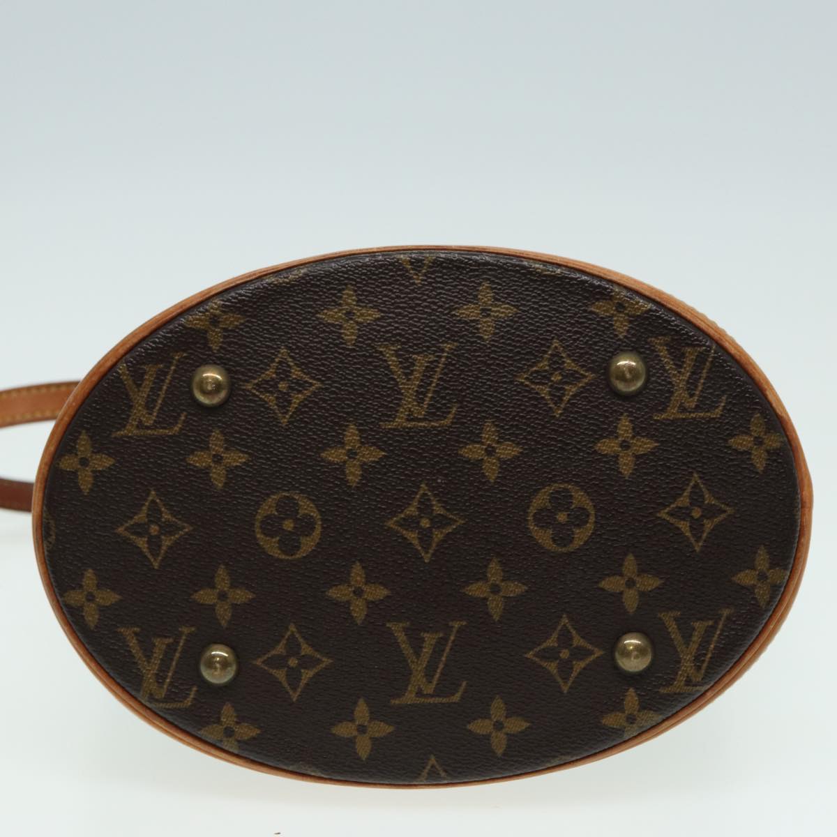 LOUIS VUITTON Monogram Bucket PM Shoulder Bag M42238 LV 82657