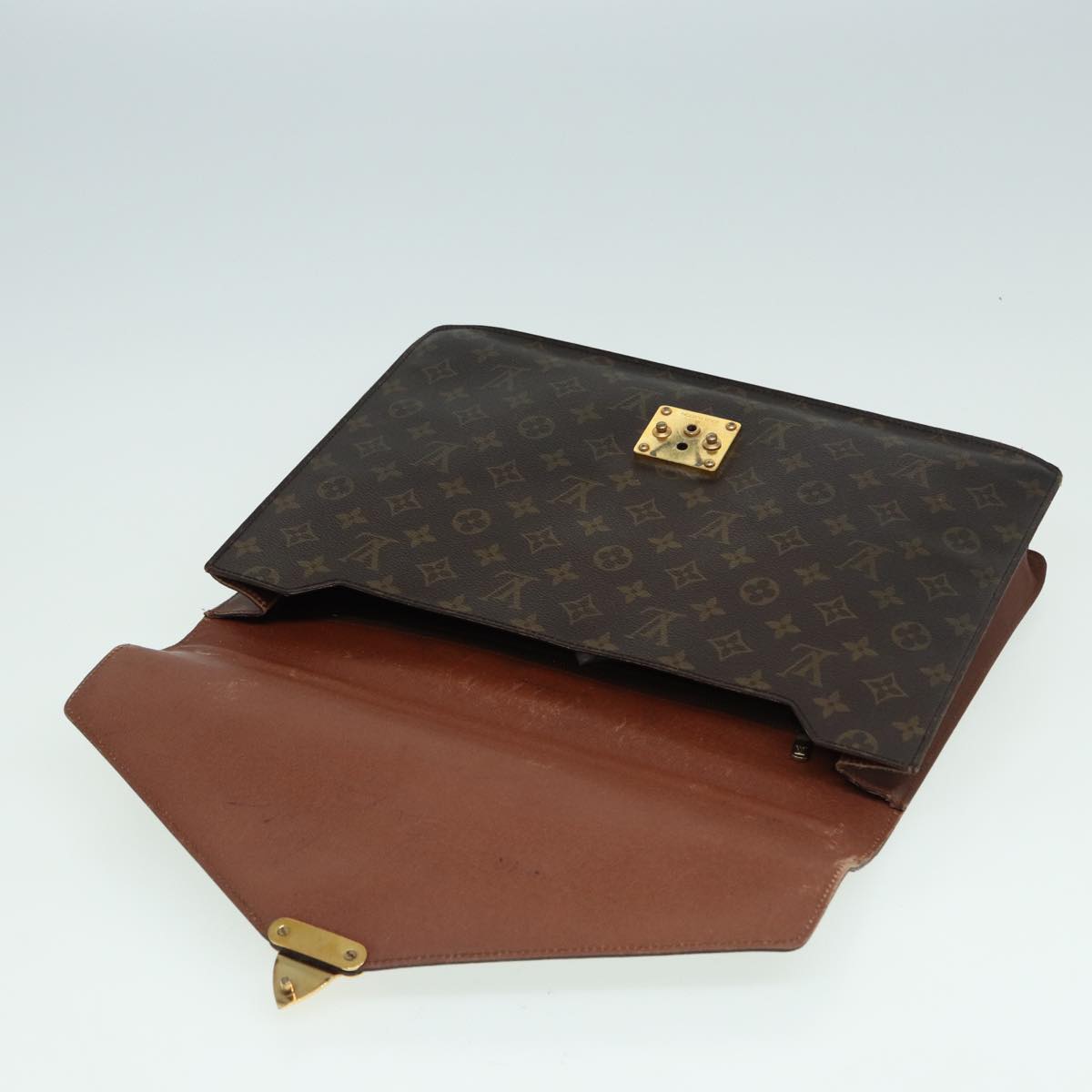 LOUIS VUITTON Monogram Porte Documents Bandouliere Bag M53338 LV 82682