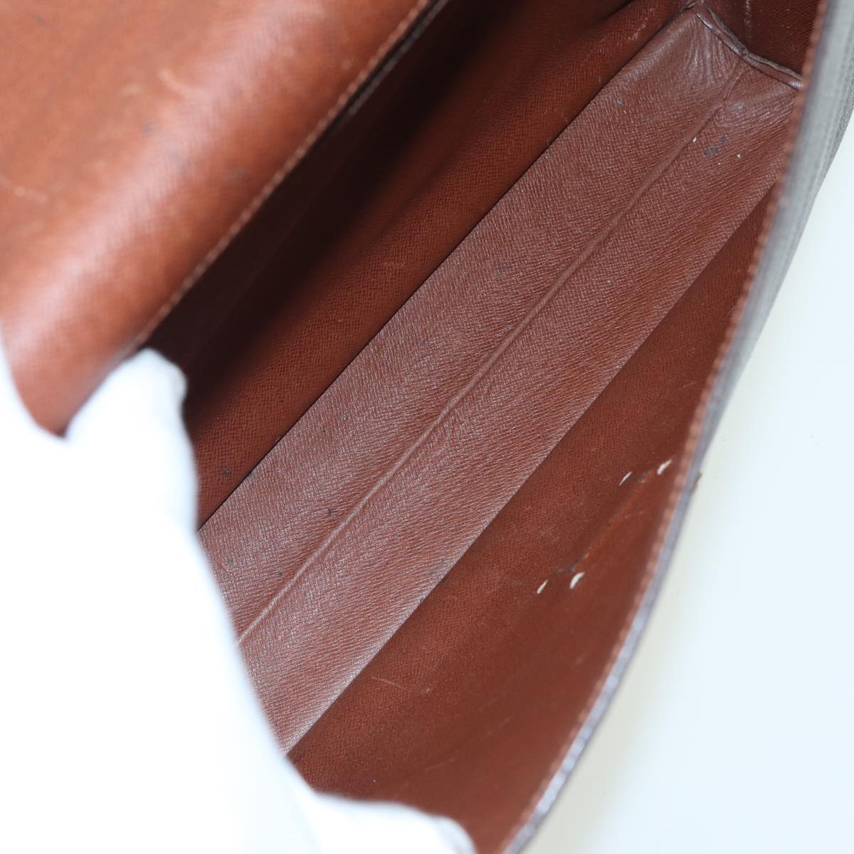 LOUIS VUITTON Monogram Porte Documents Bandouliere Bag M53338 LV 82682