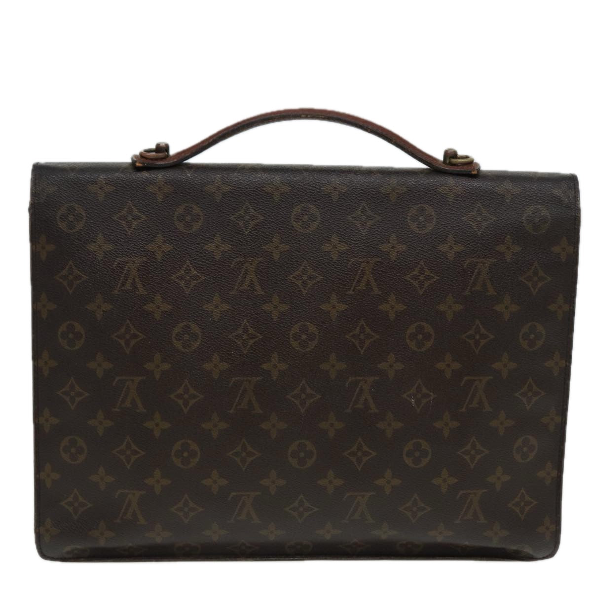 LOUIS VUITTON Monogram Porte Documents Bandouliere Bag M53338 LV 82682