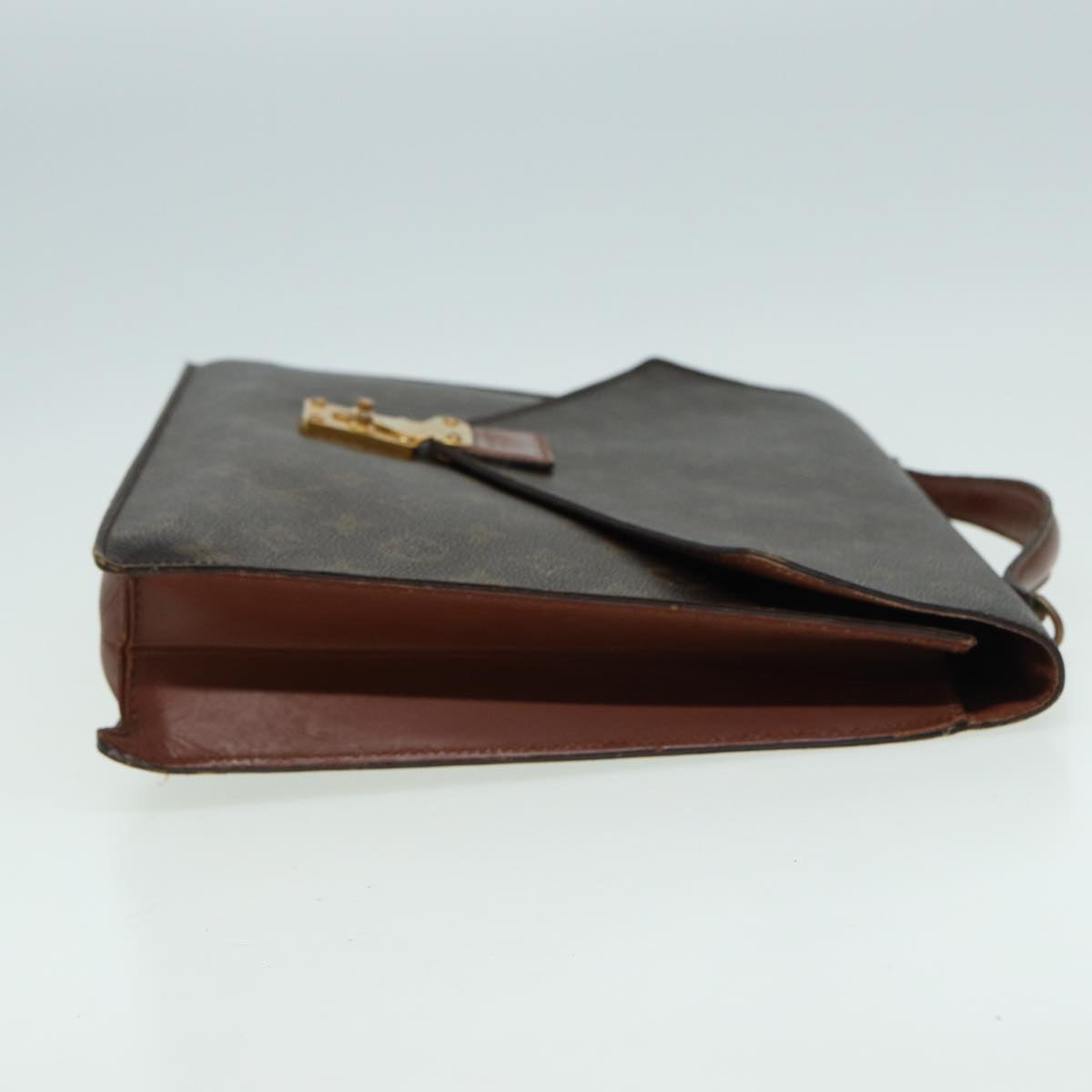 LOUIS VUITTON Monogram Porte Documents Bandouliere Bag M53338 LV 82682