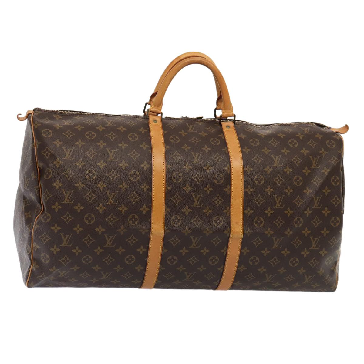 LOUIS VUITTON Monogram Keepall 60 Boston Bag M41422 LV 82726