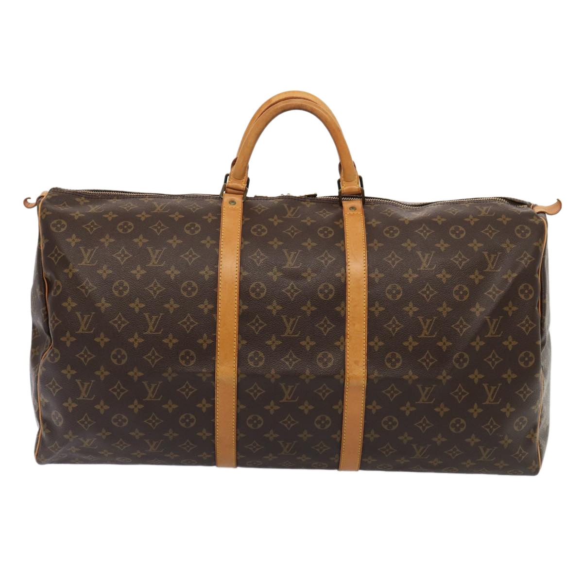 LOUIS VUITTON Monogram Keepall 60 Boston Bag M41422 LV 82726