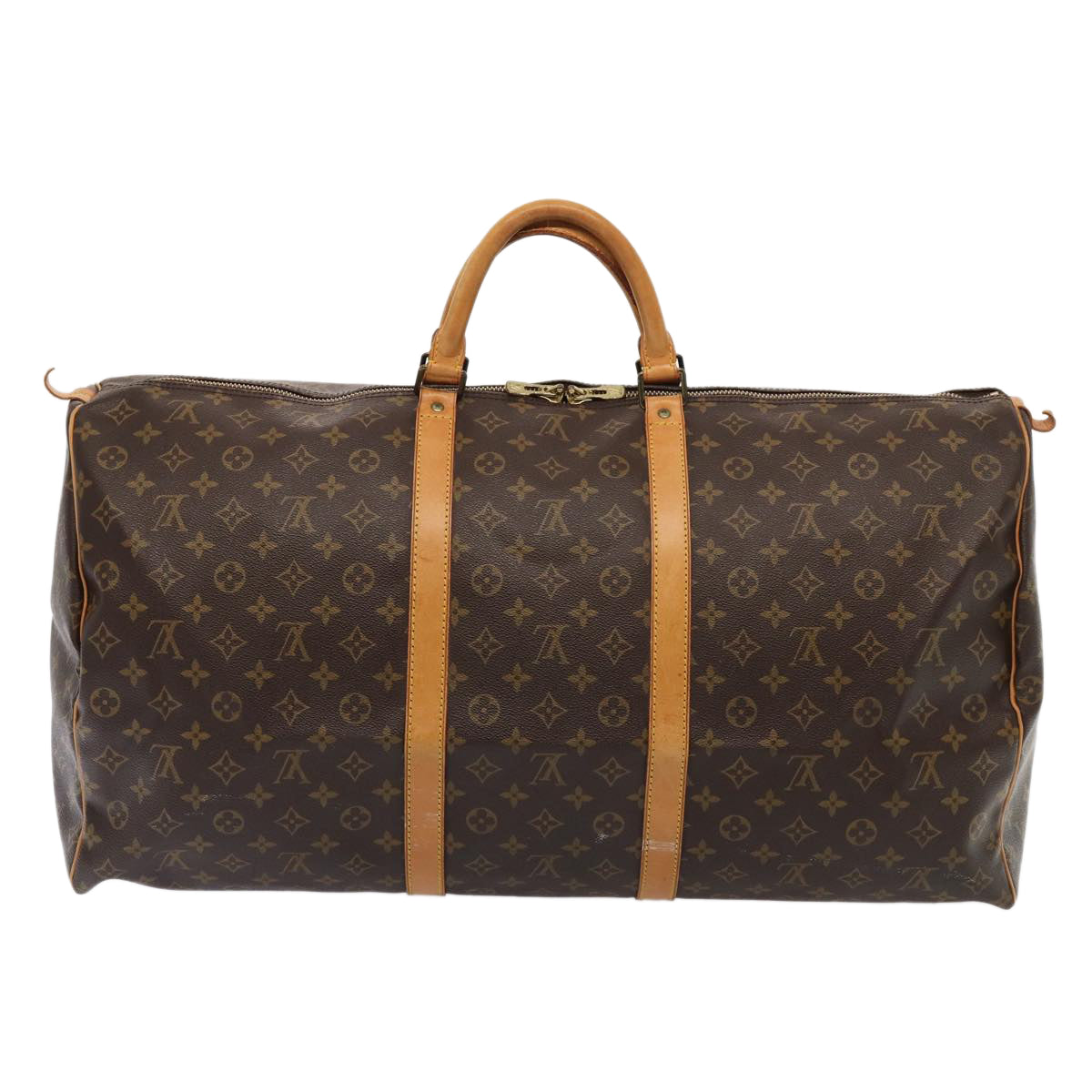 LOUIS VUITTON Monogram Keepall 60 Boston Bag M41422 LV 82726