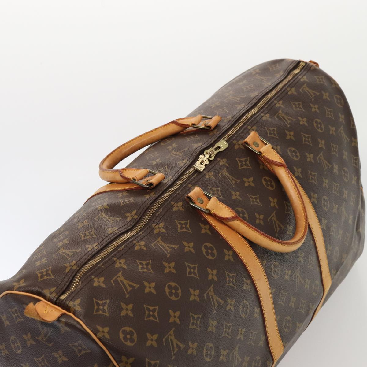 LOUIS VUITTON Monogram Keepall 60 Boston Bag M41422 LV 82726