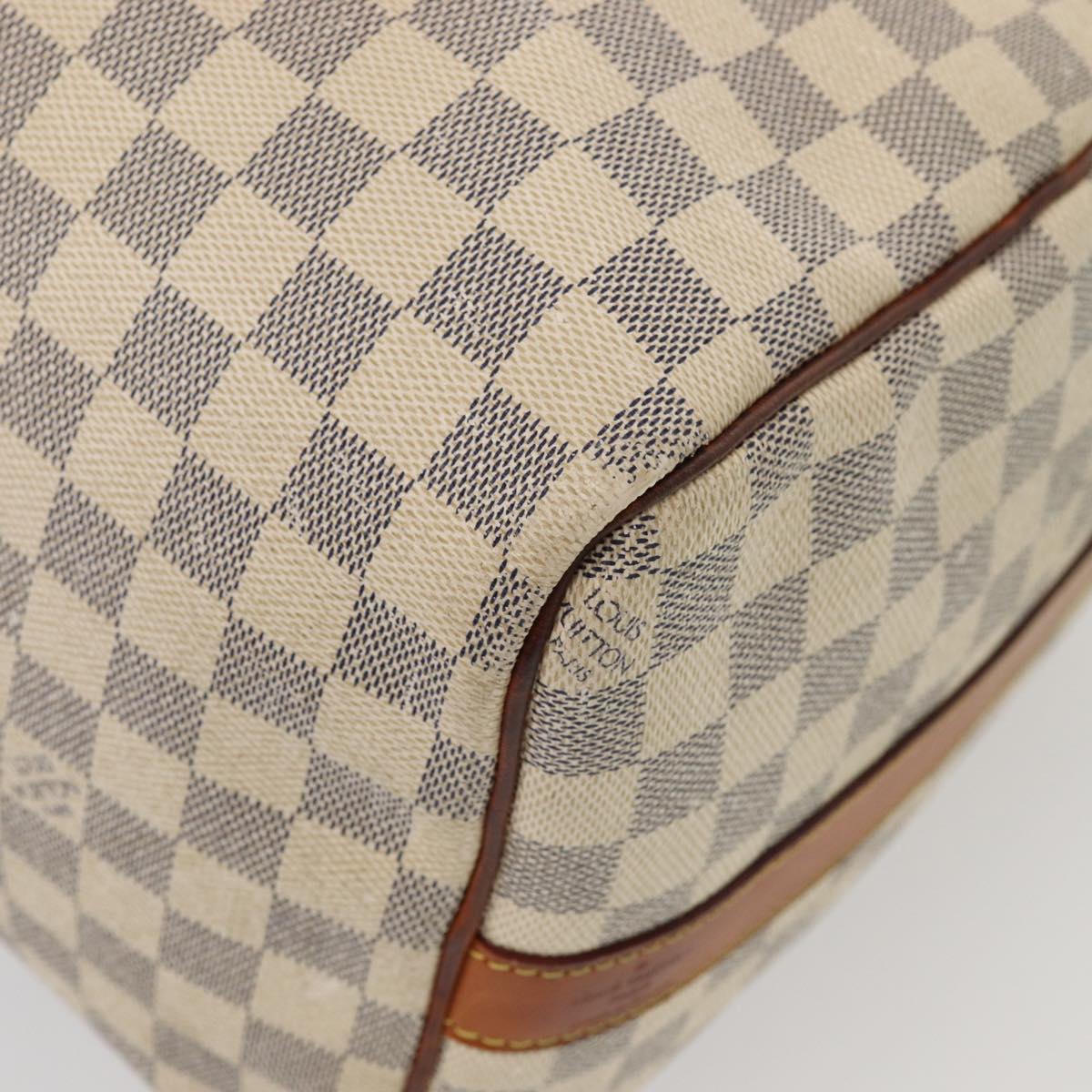 LOUIS VUITTON Damier Azur Keepall Bandouliere 45 Boston Bag N48223 LV 82740