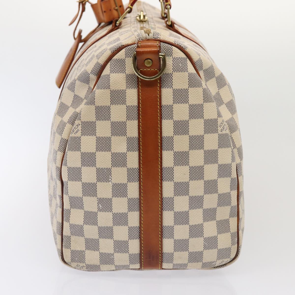 LOUIS VUITTON Damier Azur Keepall Bandouliere 45 Boston Bag N48223 LV 82740