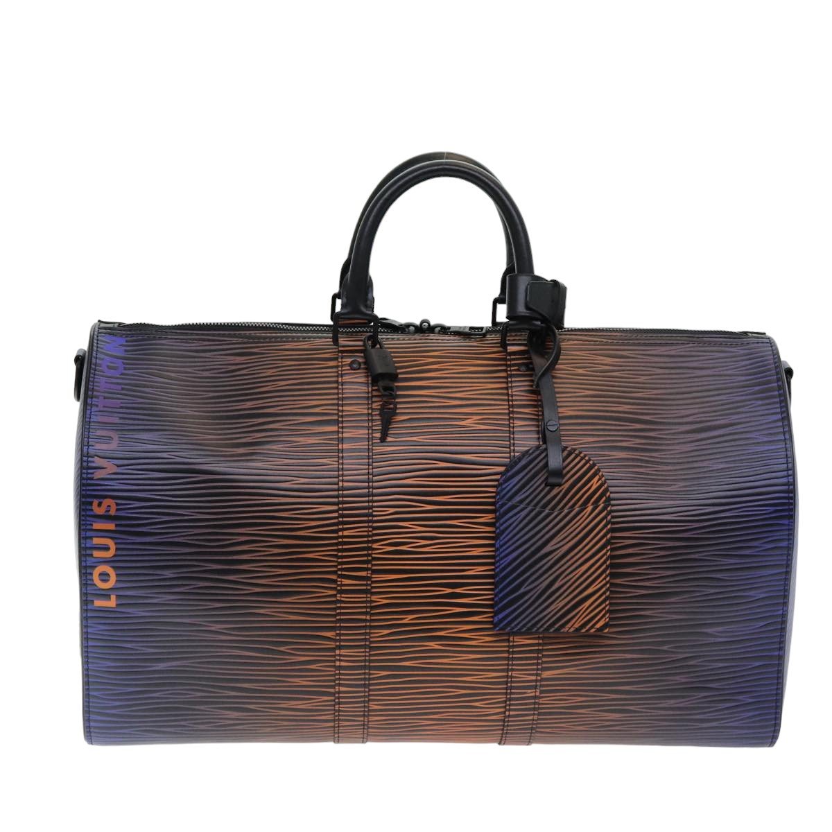 LOUIS VUITTON Epi XL Keepall Bandouliere 50 Boston Bag Black M23174 82746S