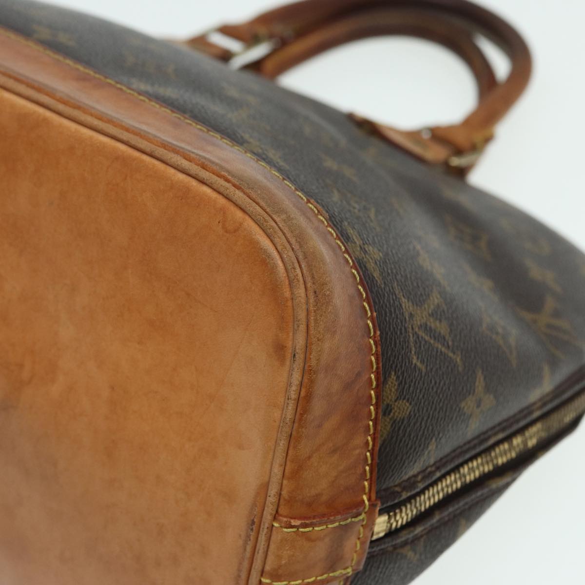 LOUIS VUITTON Monogram Alma Hand Bag M51130 LV 82757
