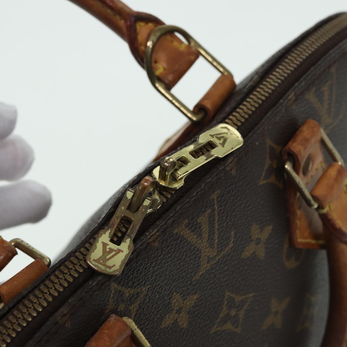 LOUIS VUITTON Monogram Alma Hand Bag M51130 LV 82757