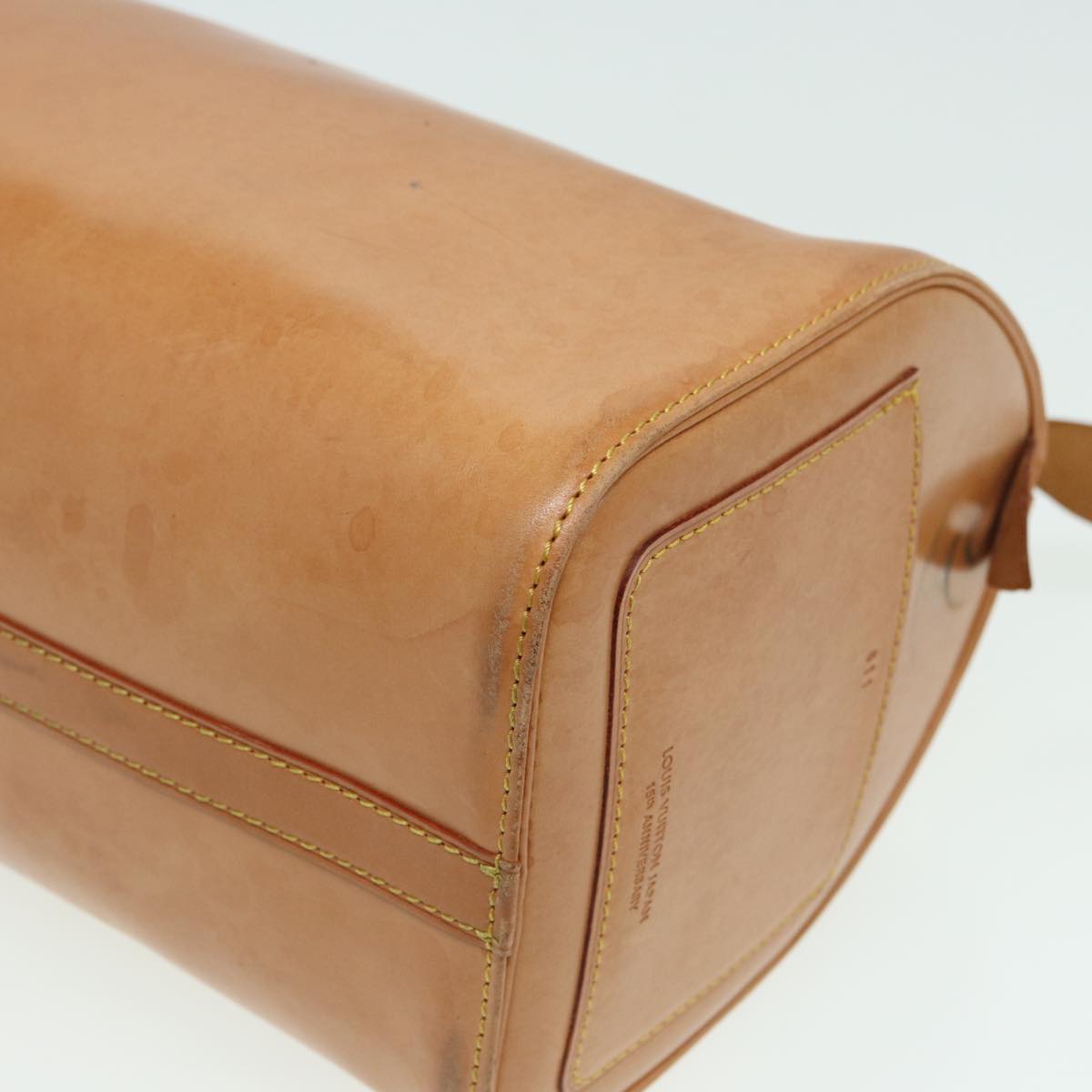 LOUIS VUITTON Nomad leather Speedy 30 Hand Bag Beige M85392 LV 82758