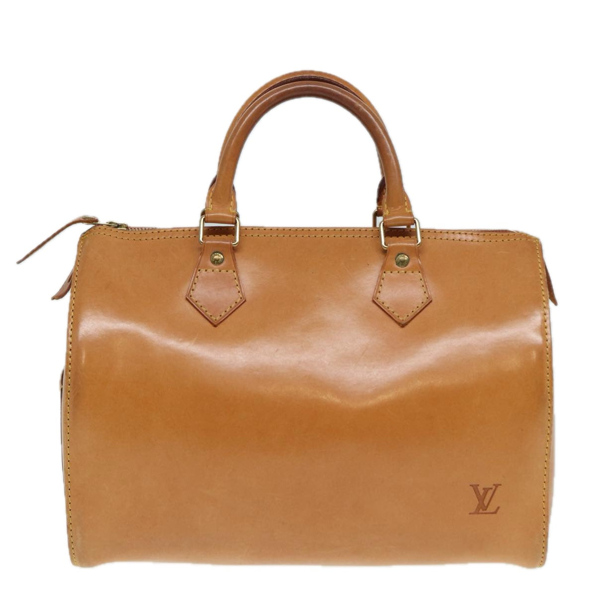 LOUIS VUITTON Nomad leather Speedy 30 Hand Bag Beige M85392 LV 82758