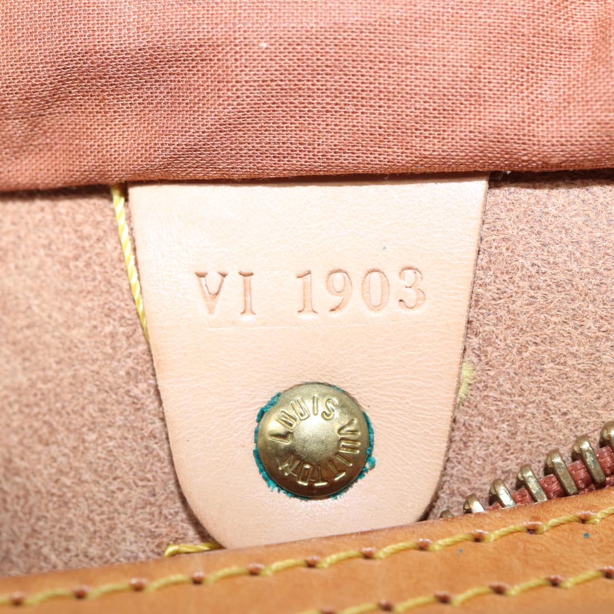 LOUIS VUITTON Nomad leather Speedy 30 Hand Bag Beige M85392 LV 82758