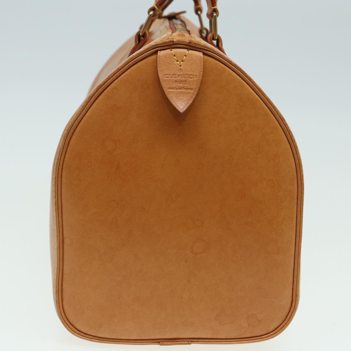 LOUIS VUITTON Nomad leather Speedy 30 Hand Bag Beige M85392 LV 82758