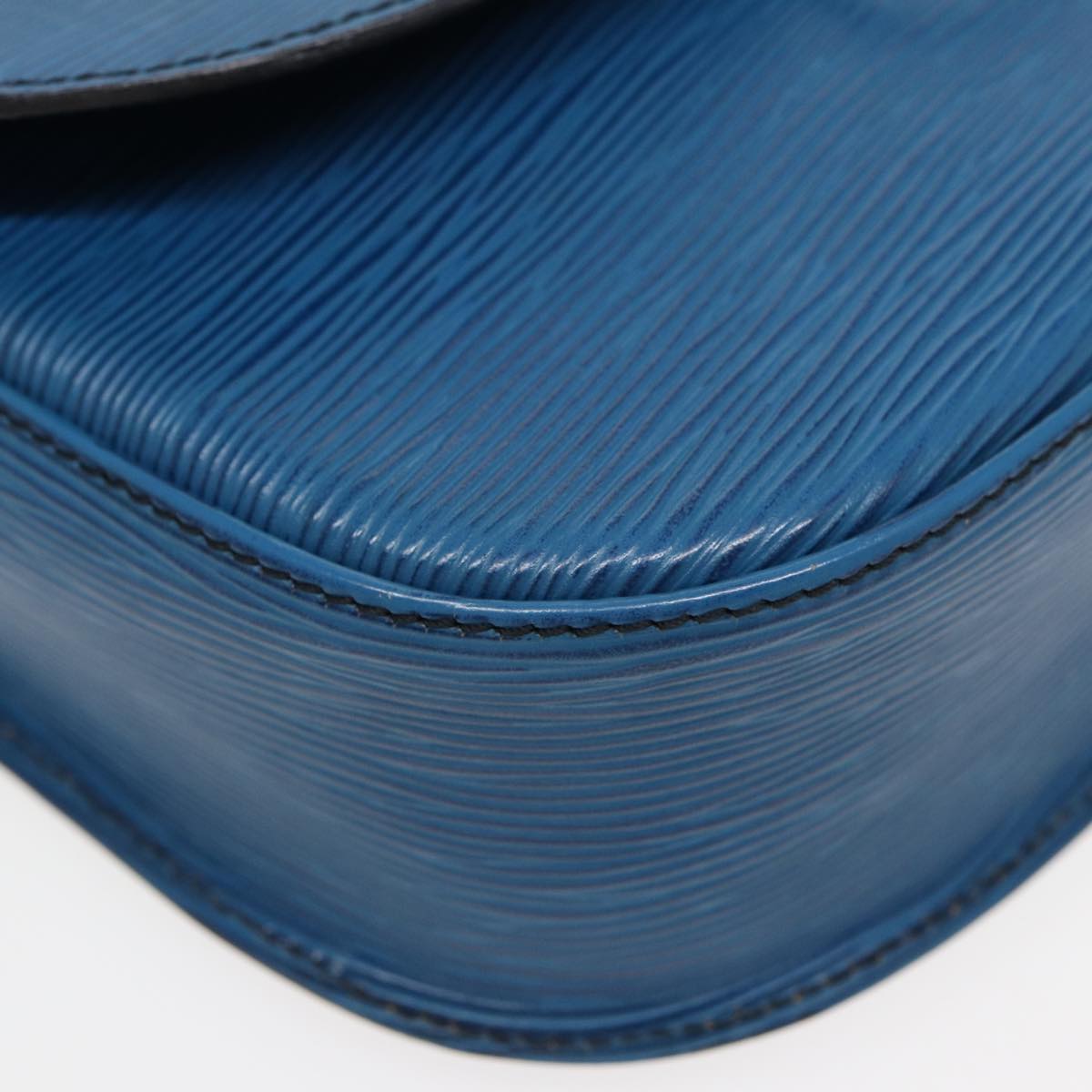 LOUIS VUITTON Epi Saint Cloud GM Shoulder Bag Toledo Blue M52195 LV 82761