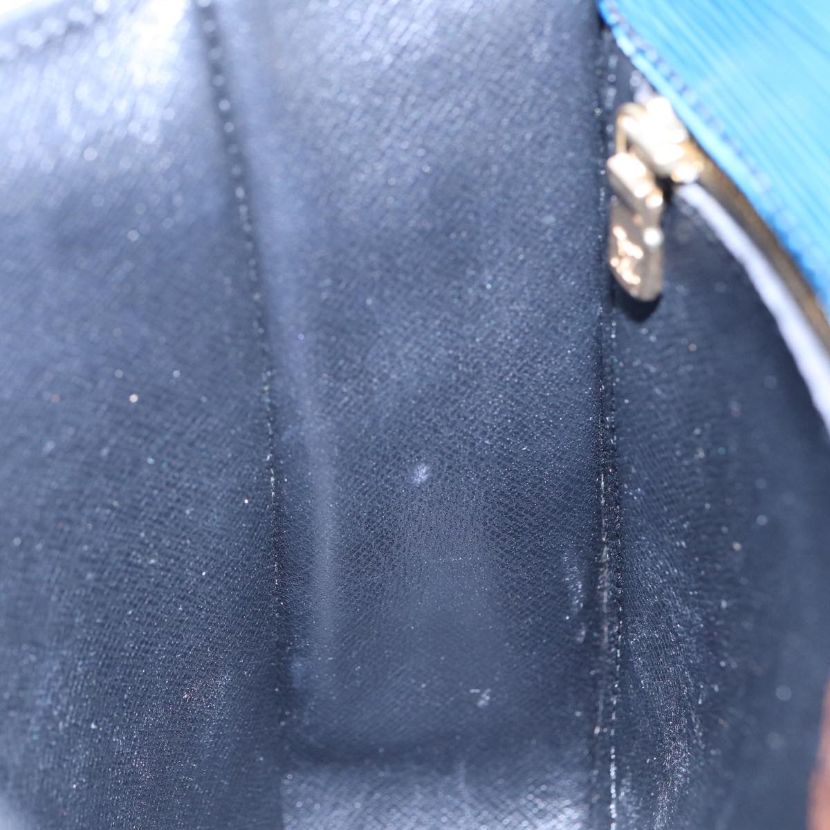 LOUIS VUITTON Epi Saint Cloud GM Shoulder Bag Toledo Blue M52195 LV 82761