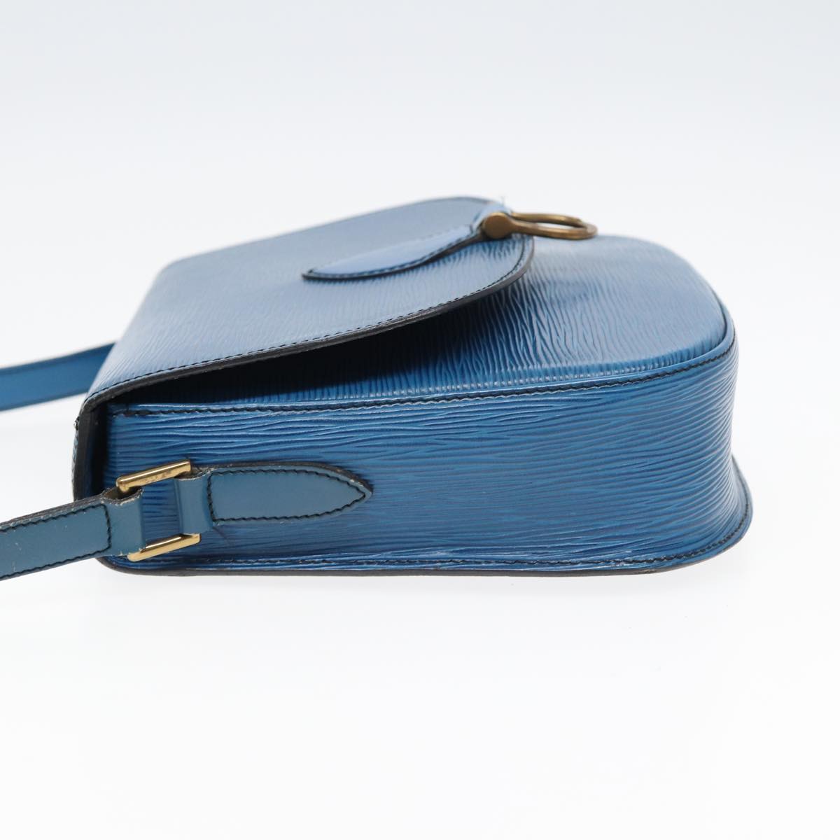 LOUIS VUITTON Epi Saint Cloud GM Shoulder Bag Toledo Blue M52195 LV 82761
