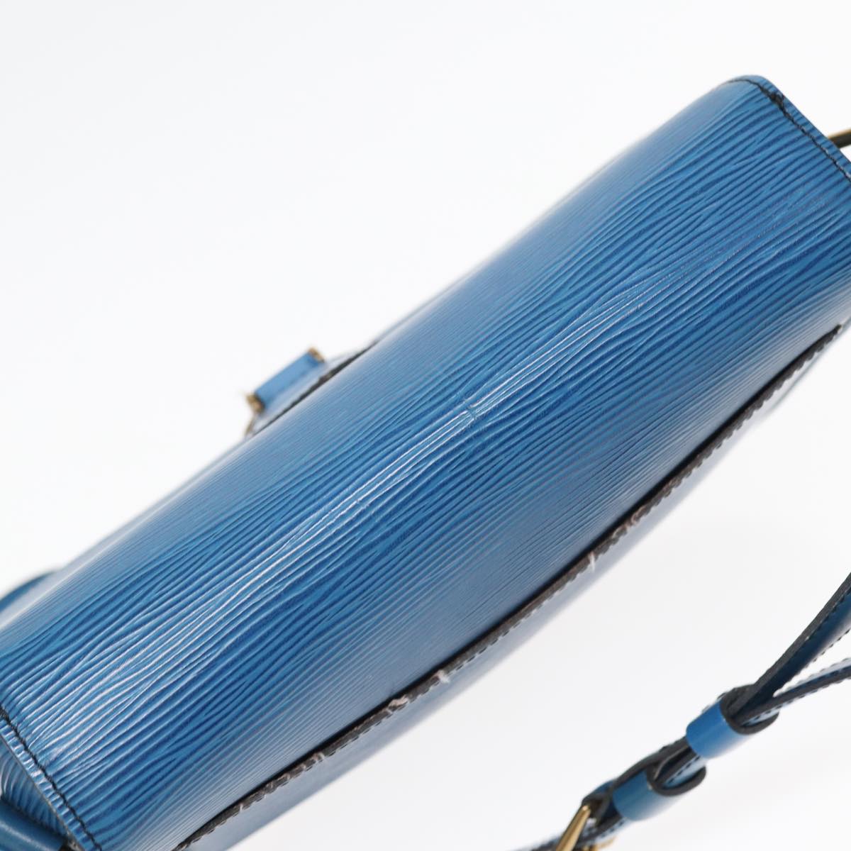 LOUIS VUITTON Epi Saint Cloud GM Shoulder Bag Toledo Blue M52195 LV 82761