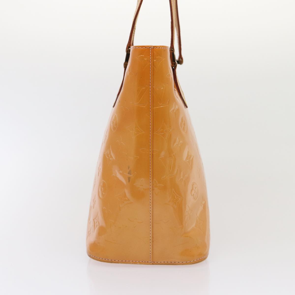 LOUIS VUITTON Monogram Vernis Houston Bag Marshmallow Pink M91302 LV 82765