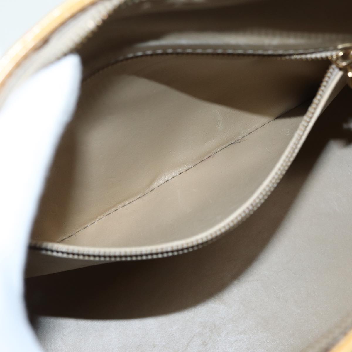 LOUIS VUITTON Monogram Vernis Houston Hand Bag Noisette M91340 LV 82768