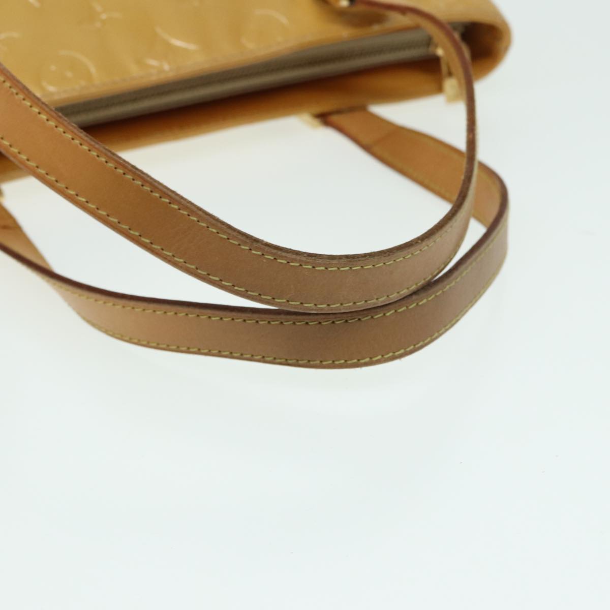 LOUIS VUITTON Monogram Vernis Houston Hand Bag Noisette M91340 LV 82768