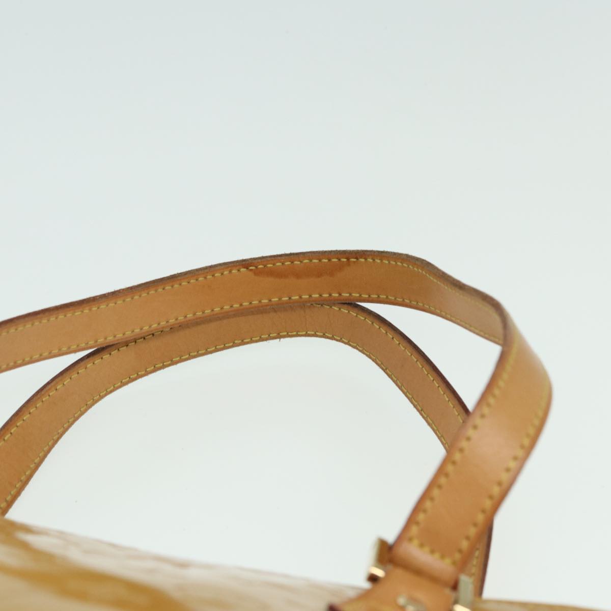 LOUIS VUITTON Monogram Vernis Houston Hand Bag Noisette M91340 LV 82768