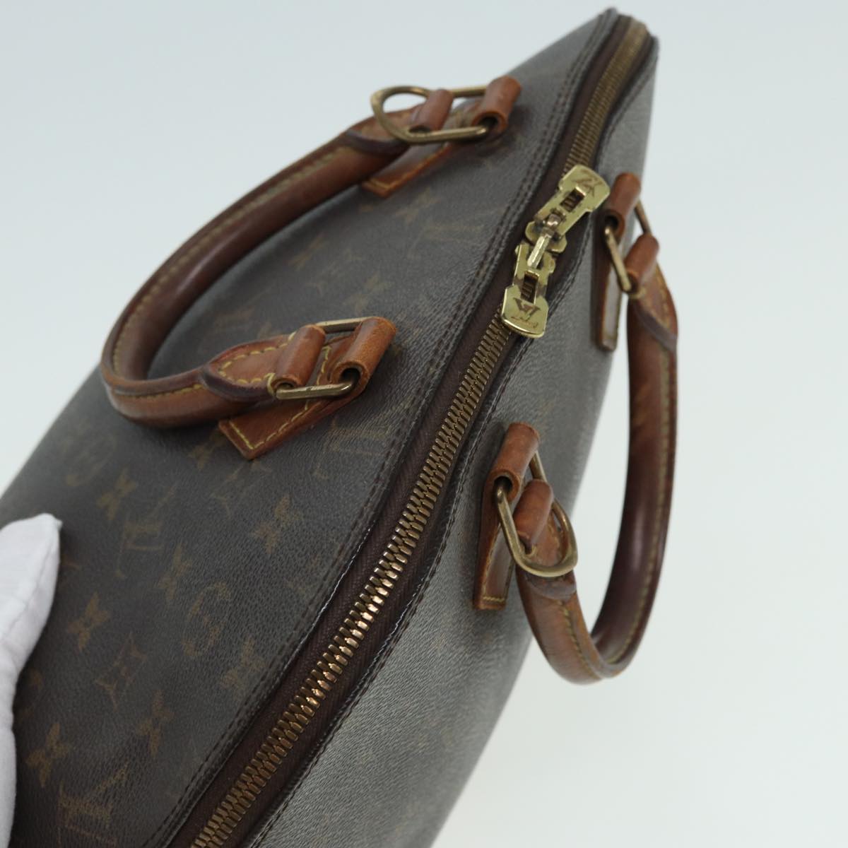 LOUIS VUITTON Monogram Alma Hand Bag M51130 LV 82776