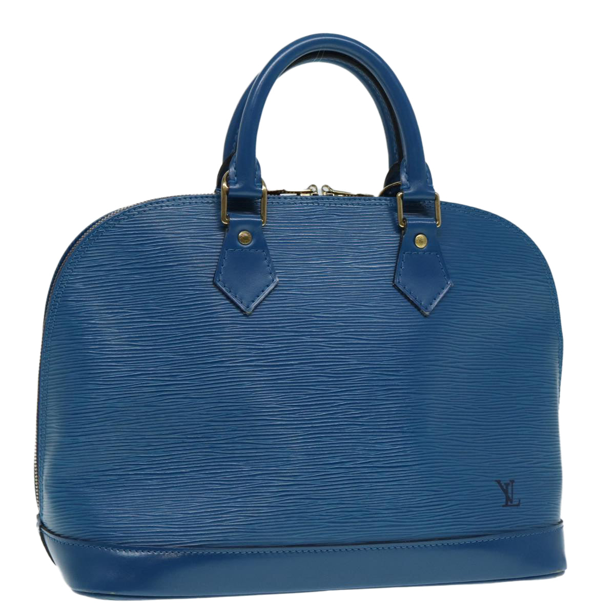 LOUIS VUITTON Epi Alma Hand Bag Toledo Blue M52145 LV 82778