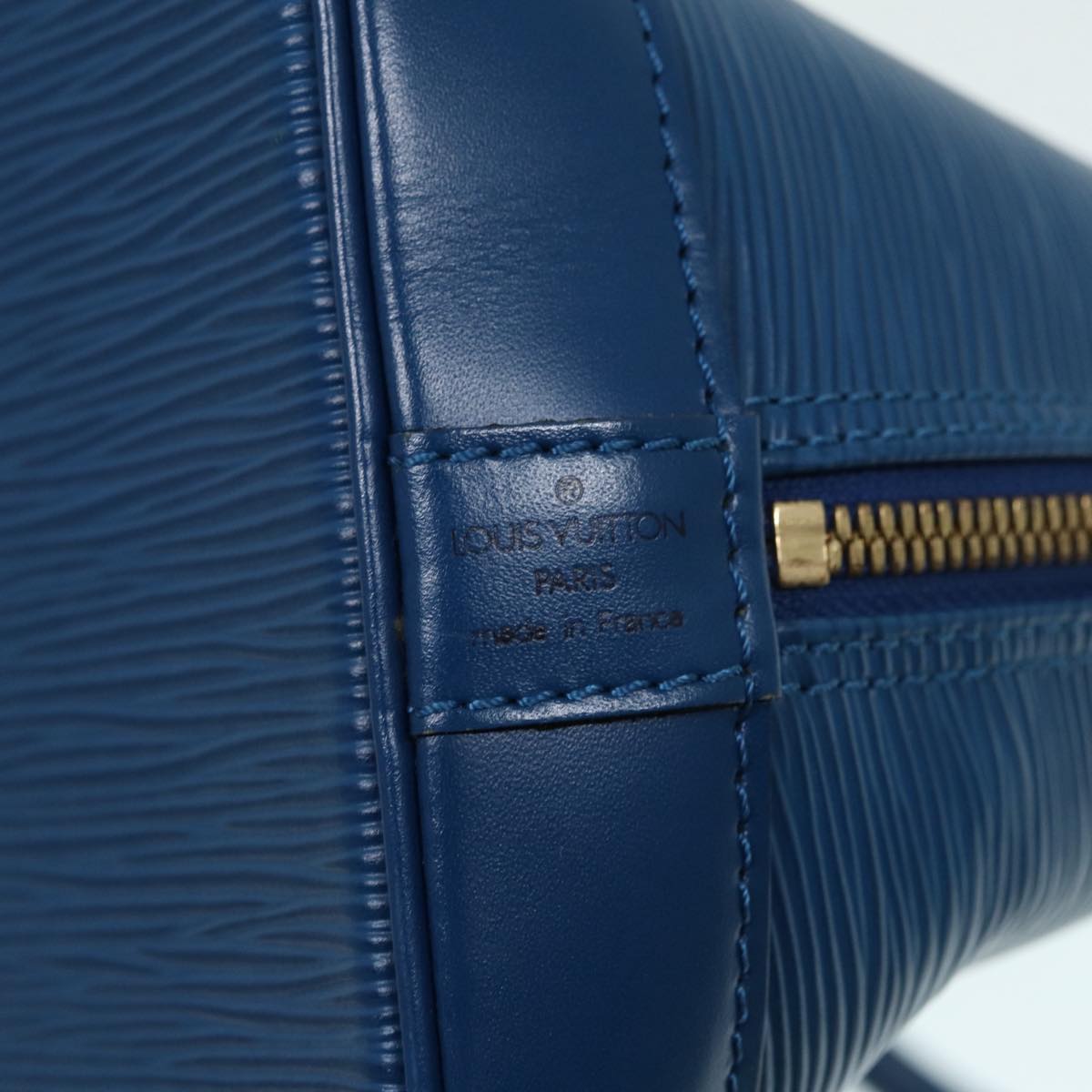 LOUIS VUITTON Epi Alma Hand Bag Toledo Blue M52145 LV 82778