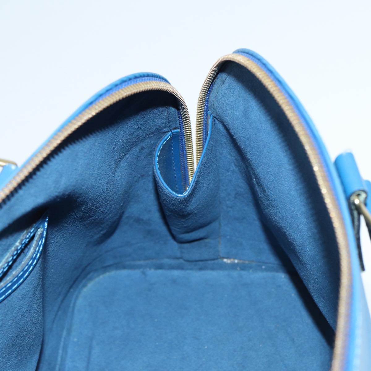 LOUIS VUITTON Epi Alma Hand Bag Toledo Blue M52145 LV 82778
