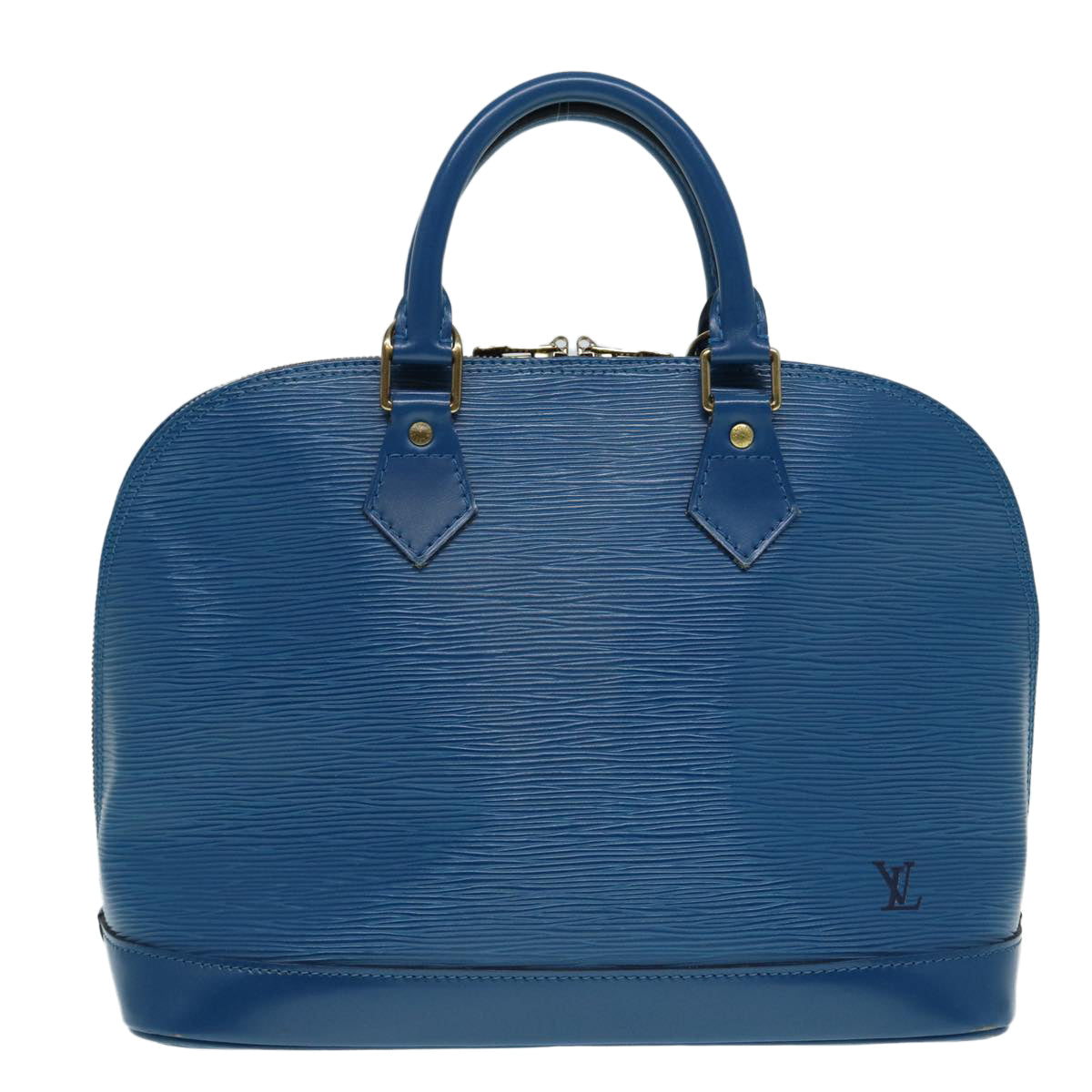 LOUIS VUITTON Epi Alma Hand Bag Toledo Blue M52145 LV 82778