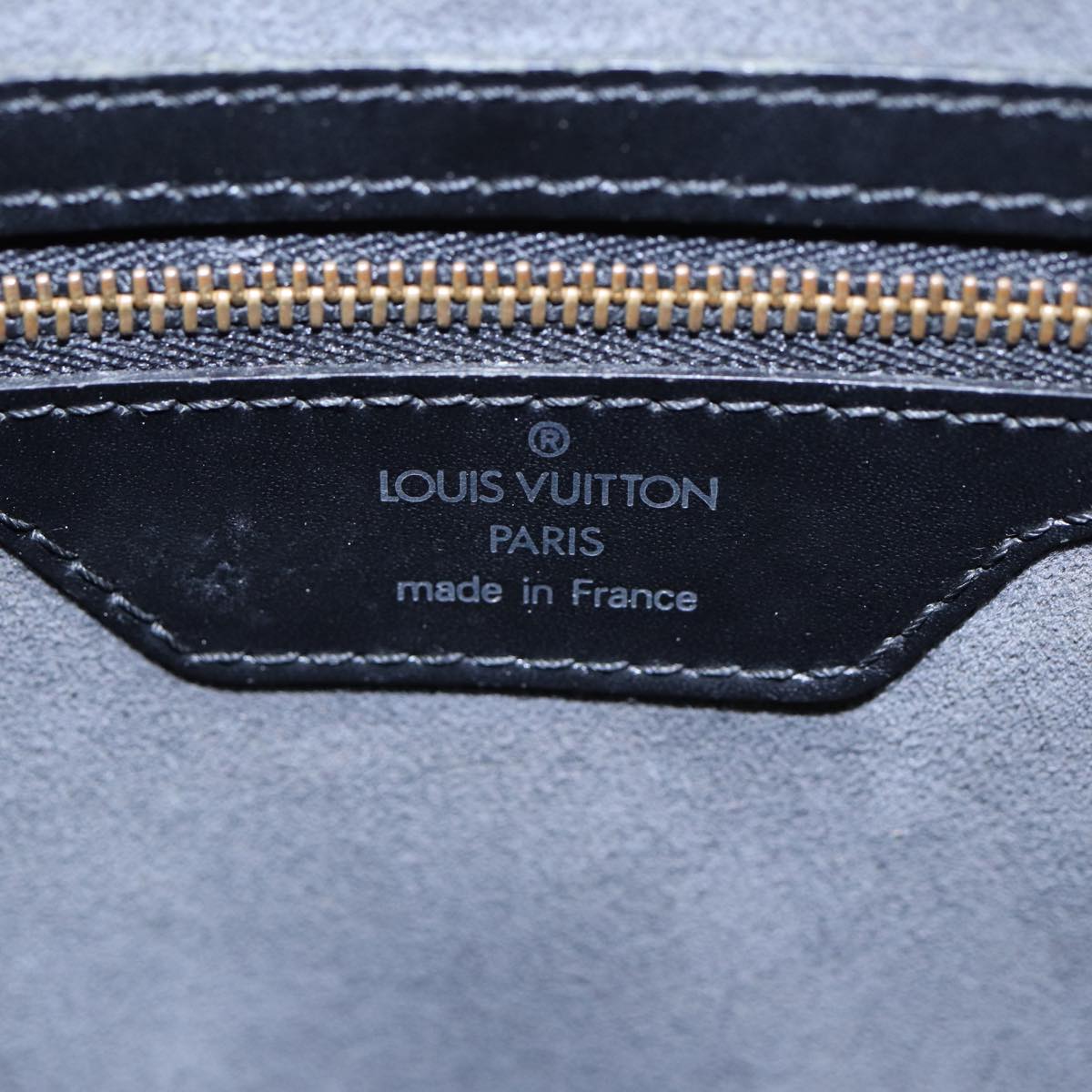 LOUIS VUITTON Epi Saint Jacques Shopping Shoulder Bag Black M52272 82783