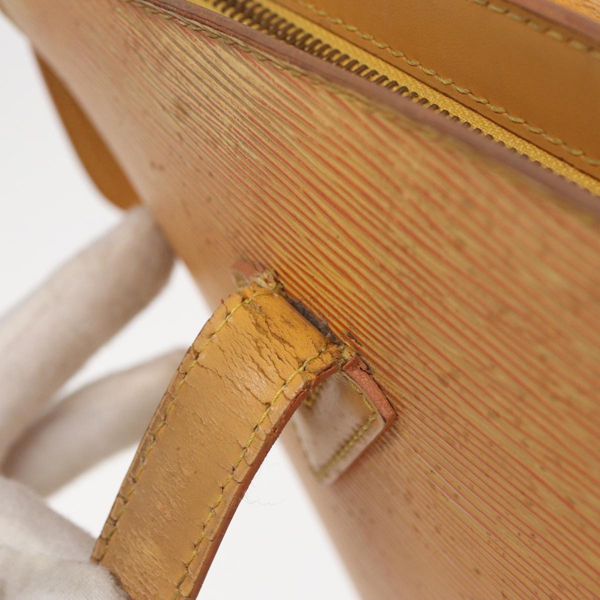 LOUIS VUITTON Epi Saint Jacques Shopping Shoulder Bag Yellow M52269 82784