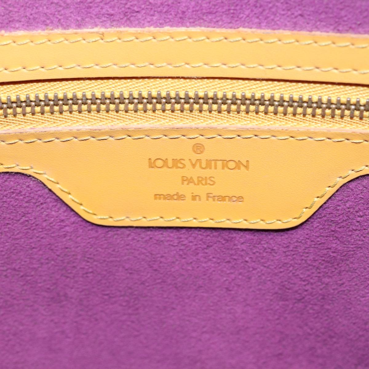LOUIS VUITTON Epi Saint Jacques Shopping Shoulder Bag Yellow M52269 82784
