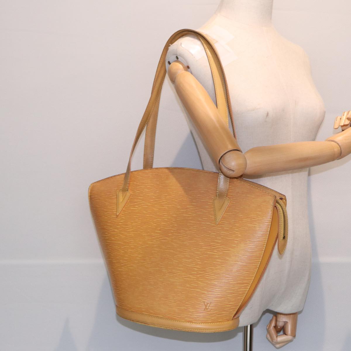 LOUIS VUITTON Epi Saint Jacques Shopping Shoulder Bag Yellow M52269 82784