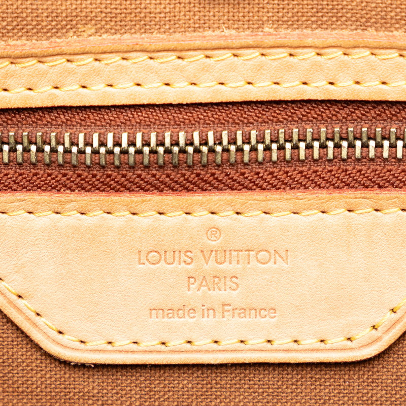Louis Vuitton Monogram Battalion Horizontal Handbag M51154 Brown PVC Leather  Louis Vuitton
