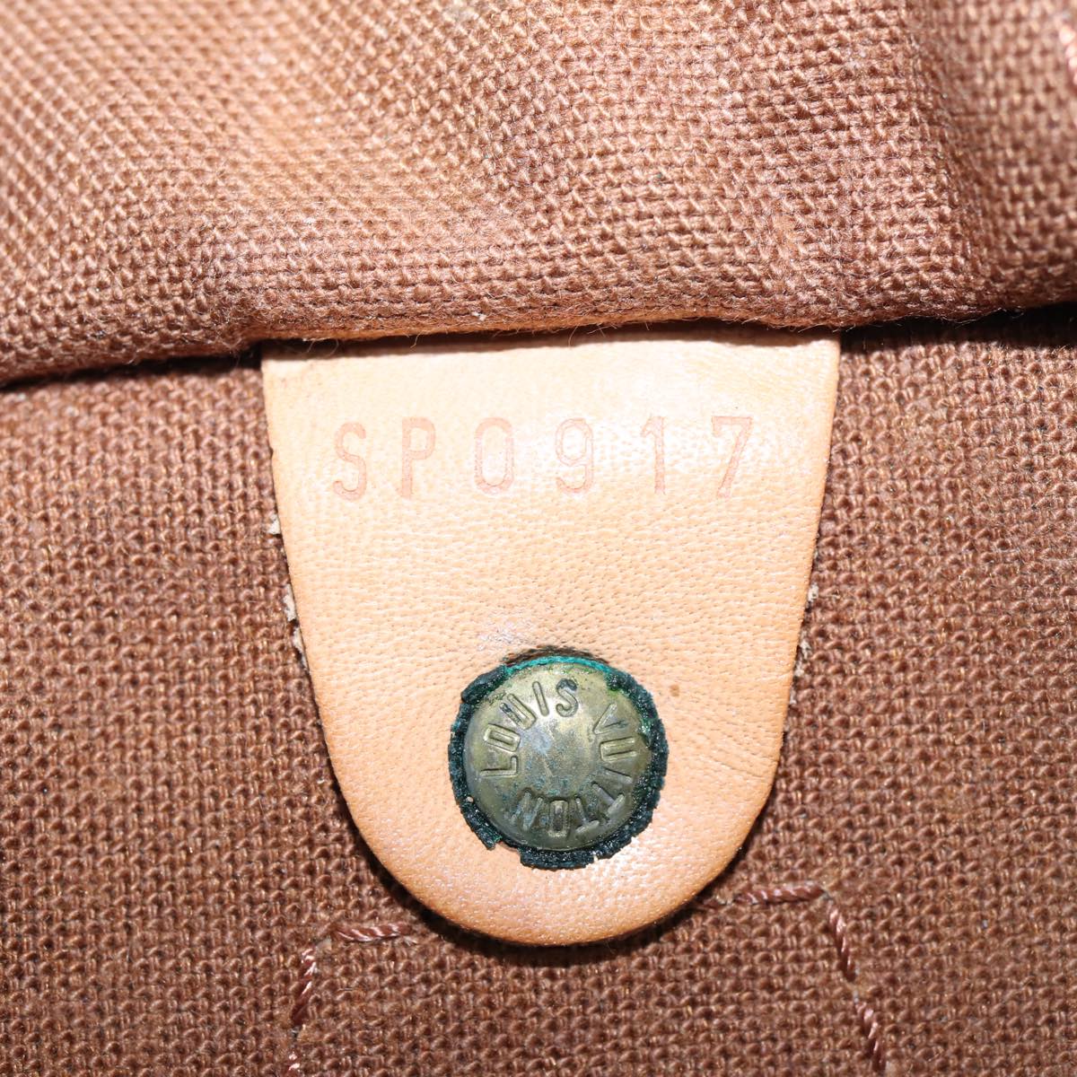 LOUIS VUITTON Monogram Speedy 30 Hand Bag M41526 LV 82787