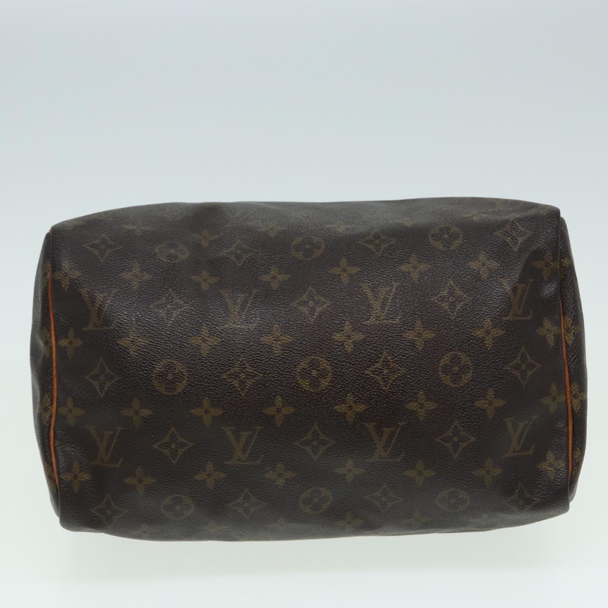 LOUIS VUITTON Monogram Speedy 30 Hand Bag M41526 LV 82787