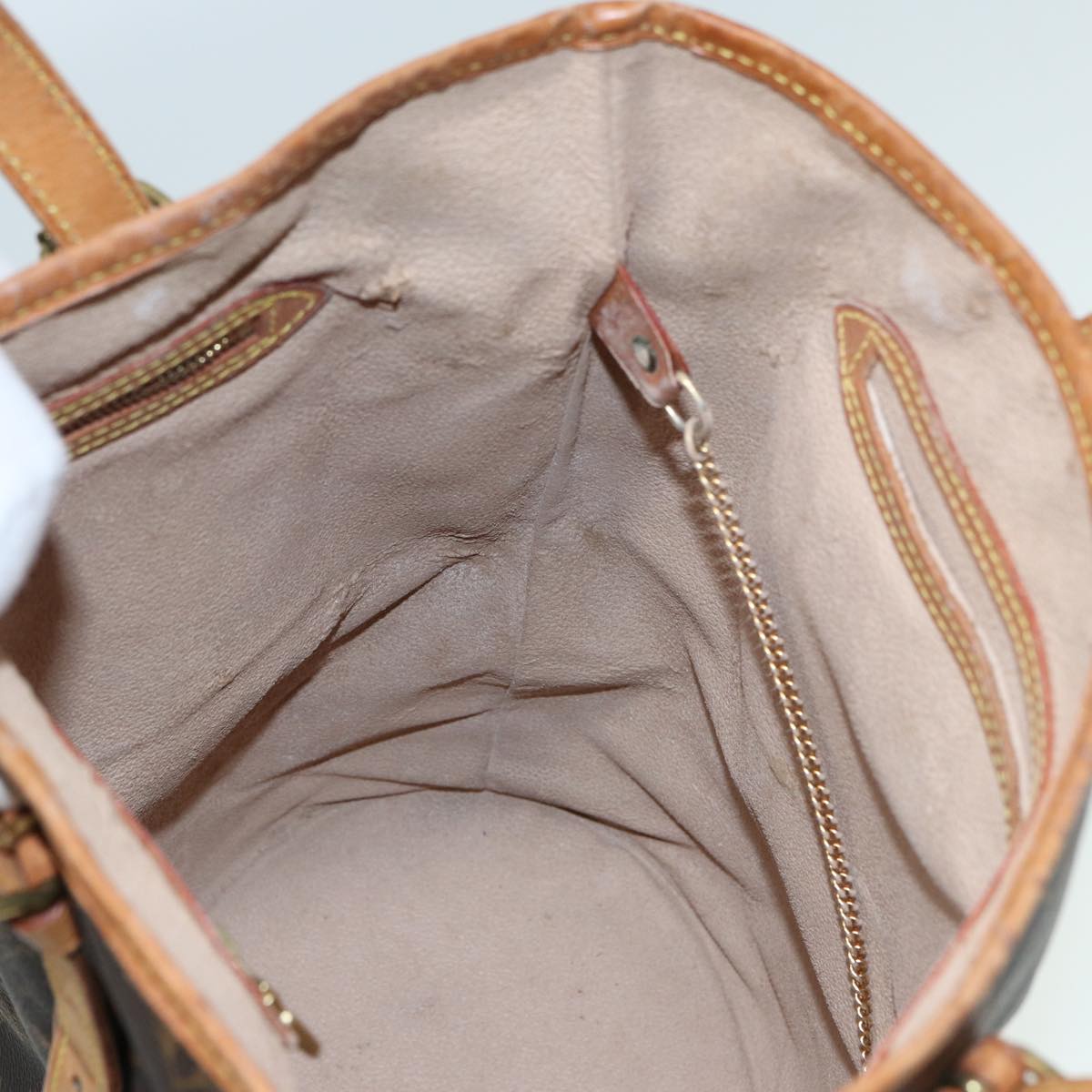 LOUIS VUITTON Monogram Bucket GM Shoulder Bag M42236 LV 82790