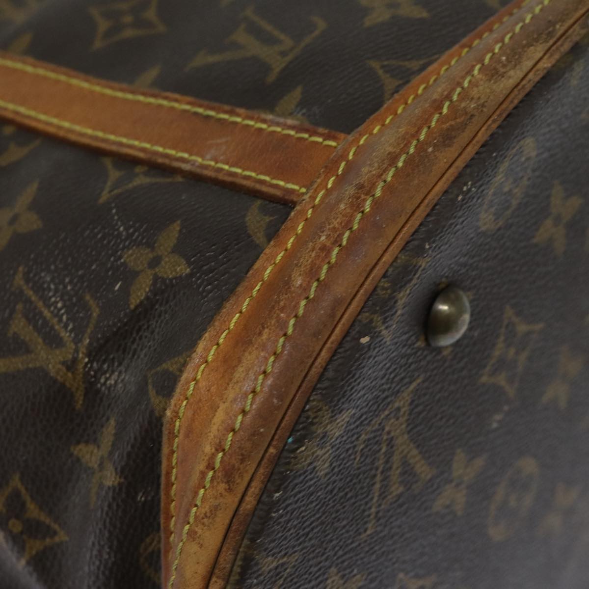 LOUIS VUITTON Monogram Bucket GM Shoulder Bag M42236 LV 82791