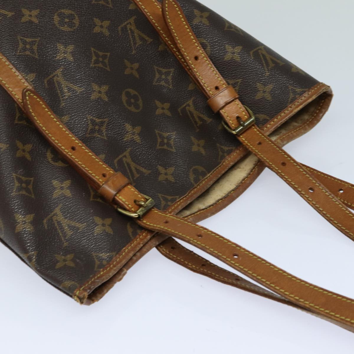 LOUIS VUITTON Monogram Bucket GM Shoulder Bag M42236 LV 82791