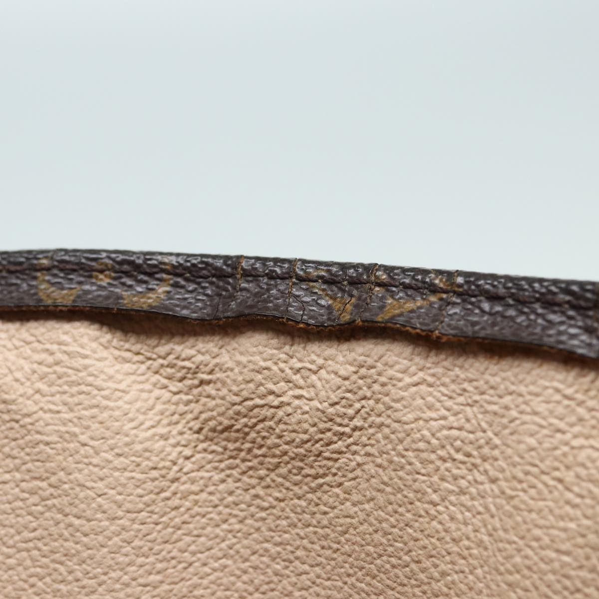 LOUIS VUITTON Monogram Sac Plat Hand Bag M51140 LV 82794