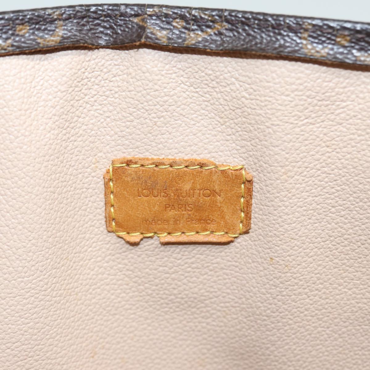LOUIS VUITTON Monogram Sac Plat Hand Bag M51140 LV 82794