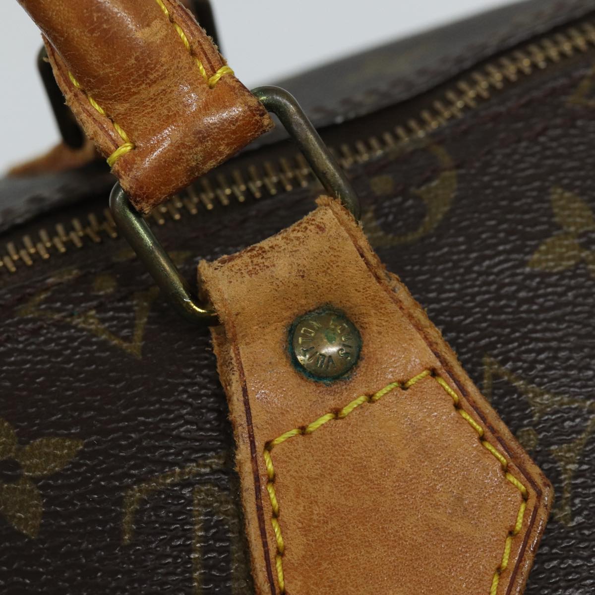 LOUIS VUITTON Monogram Speedy 35 Hand Bag M41524 LV 82795