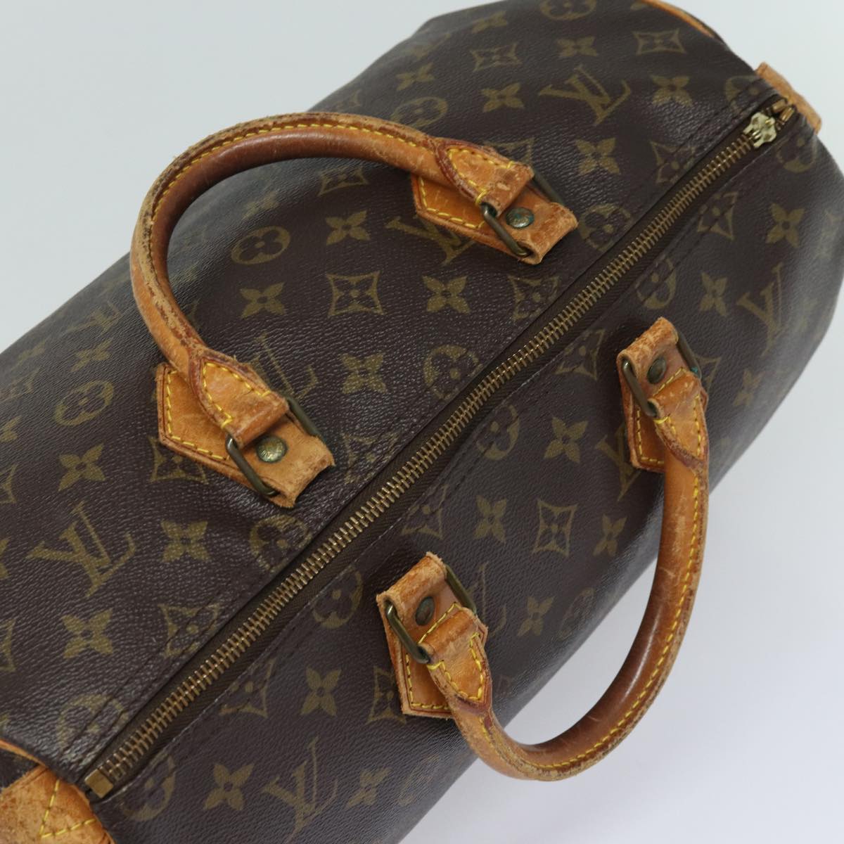 LOUIS VUITTON Monogram Speedy 35 Hand Bag M41524 LV 82795