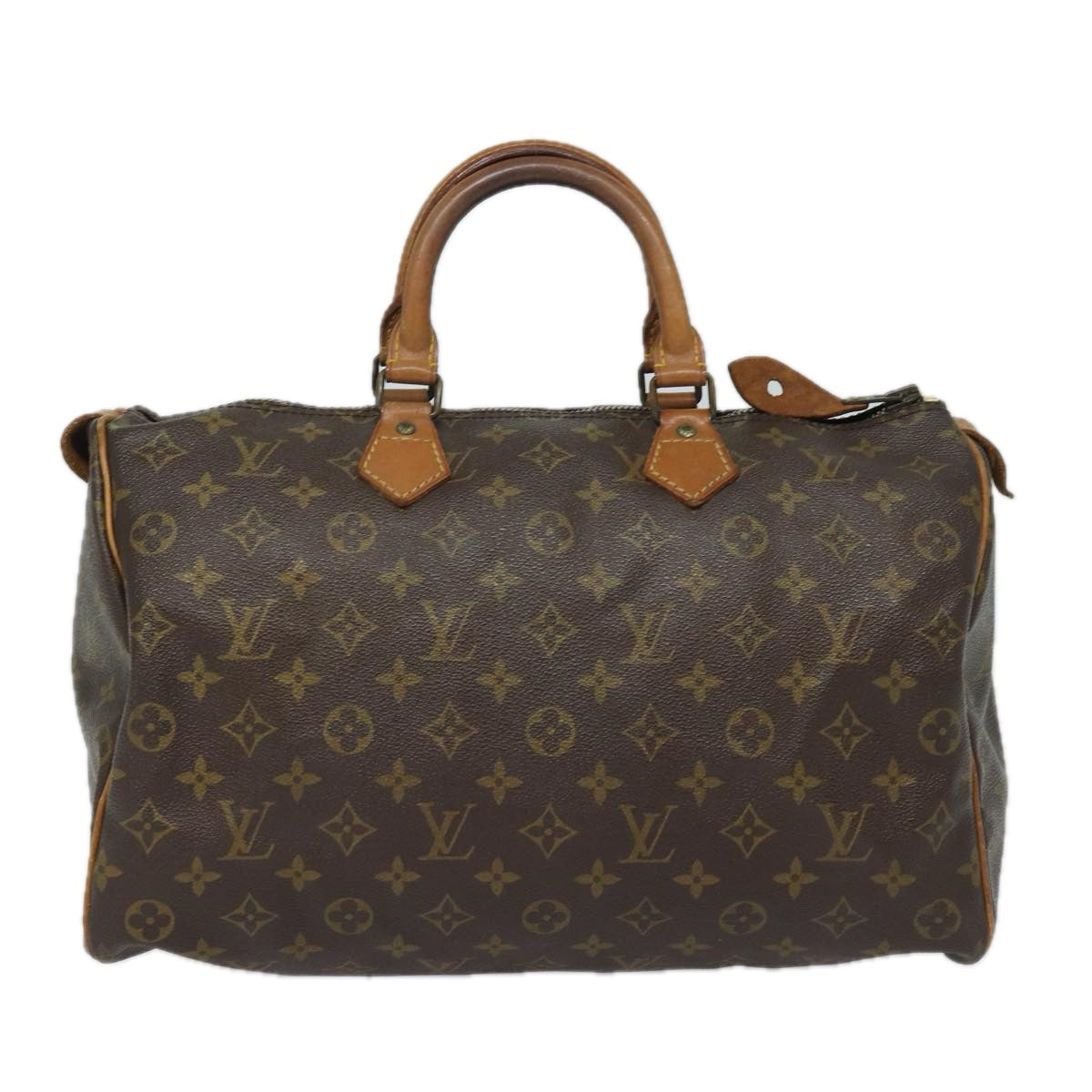 LOUIS VUITTON Monogram Speedy 35 Hand Bag M41524 LV 82796